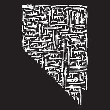 Load image into Gallery viewer, Ladies Nevada Guns State Shirt V Neck