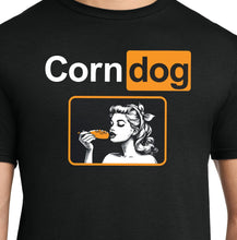 Load image into Gallery viewer, Porn Hub Parody corn dog t-shirt 
