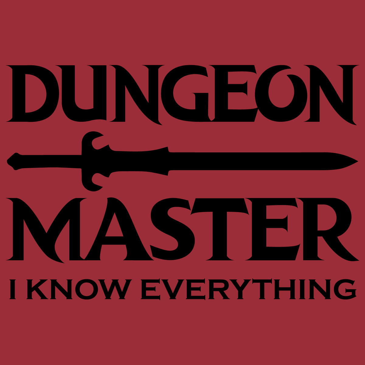 Dungeon Master Shirt – Quick Draw Shirts