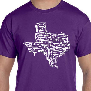Purple Texas Gun State