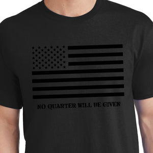 Black American Flag Shirt treason