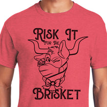 Load image into Gallery viewer, Risk it for the brisket BBQ Shirt